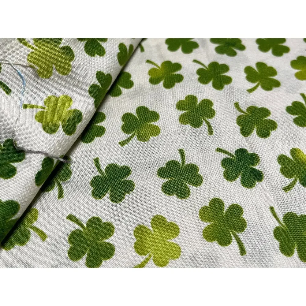 Lucky Irish Holiday Cotton Fabric 7/8 yard | Destash